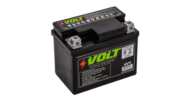 Bateria Moto 4A Volt  Biz/Pop